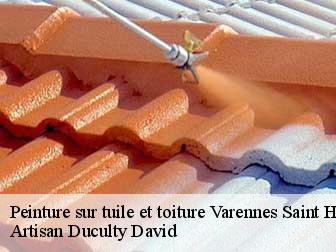 Peinture sur tuile et toiture 43270