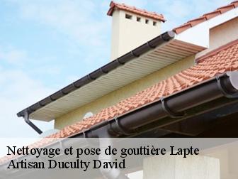 Nettoyage et pose de gouttière