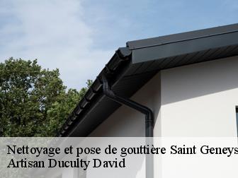 Nettoyage et pose de gouttière saint-geneys-pres-saint-paulien-43350 Artisan Graff