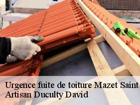 Urgence fuite de toiture  mazet-saint-voy-43520 Artisan Graff
